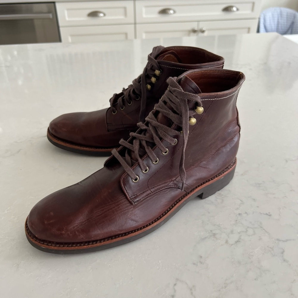 J. Crew Dark Brown Leather Boots